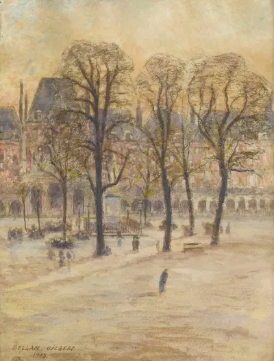 La Place Des Vosges Element Dun Triptyque