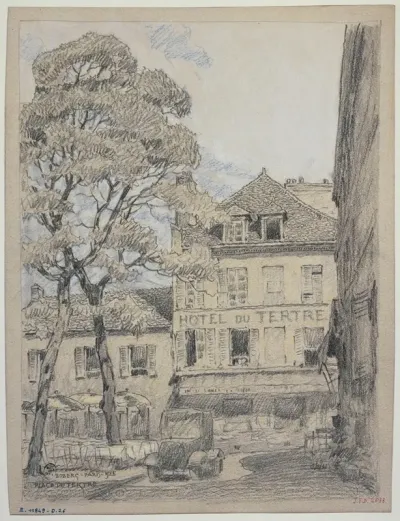 La Place Du Tertre A Montmartre