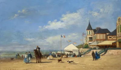 La Plage De Trouville