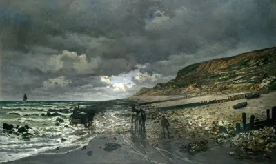 La Pointe De La Heve At Low Tide
