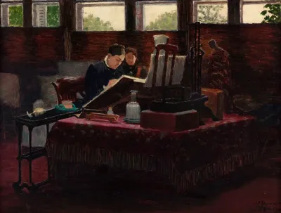 La Princesse Mathilde Dans Son Atelier De St Gratien