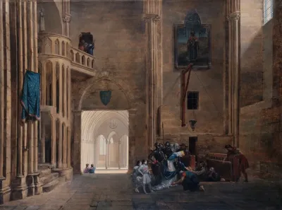 La Reine Blanche De Castille Delivrant Les Prisonniers
