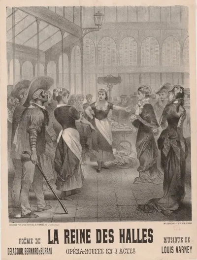 La Reine Des Halles Opera Bouffe En 3 Actes