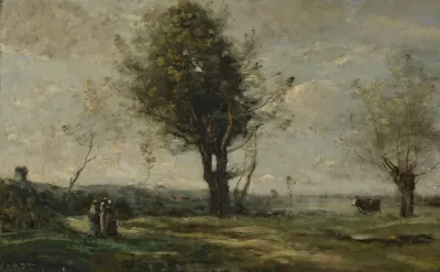 La Rencontre Au Bord Du Chemin