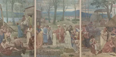 La Rencontre De Sainte Genevieve Et De Saint Germain 4
