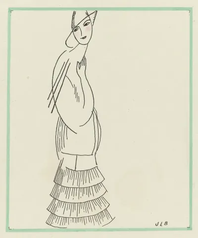 La Robe Blanche Robe De Paul Poiret Selon Boussingault
