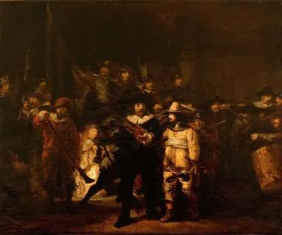 La Ronde De Nuit Dapres Rembrandt