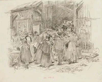 La Rostiche Marche Des Enfants Rouges En 1907 3eme Arrondissement