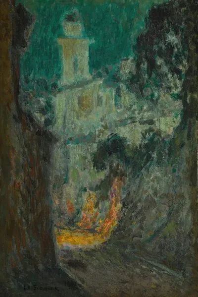 La Rue Au Clair De Lune Villefranche Sur Mer
