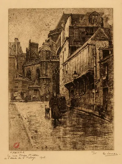 La Rue Brise Miche Et Labside De St Merry