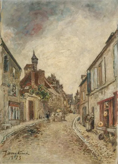 La Rue Creuse Au Coin De La Rue Formorigny Nevers