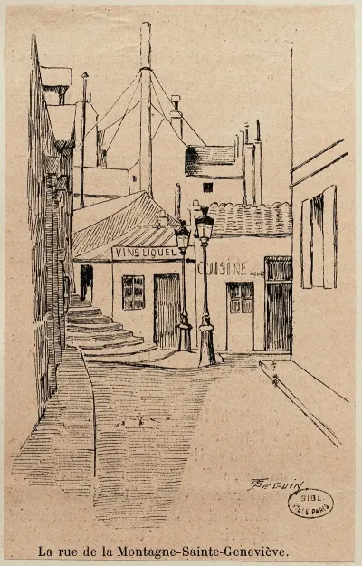 La Rue De La Montagne Sainte Genevieve 2