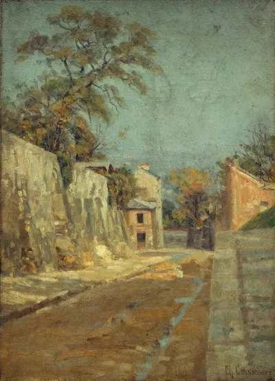 La Rue Des Saules A Montmartre