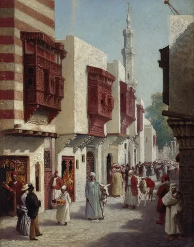 La Rue Du Caire A Lexposition De 1889 2