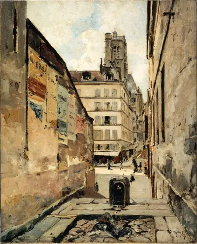 La Rue Grenier Sur Leau