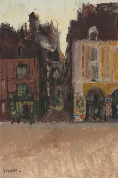 La Rue Notre Dame And The Quai Duquesne Dieppe