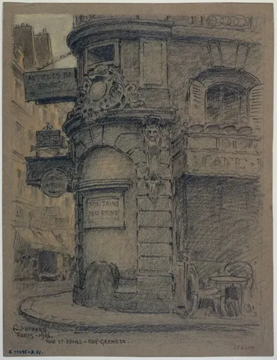 La Rue Saint Denis Et La Rue Greneta