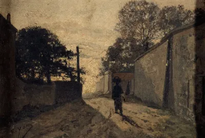 La Rue Saint Vincent A Montmartre