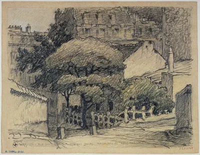 La Rue Saint Vincent Et La Rue Des Saules Maison Du Pere Frederic