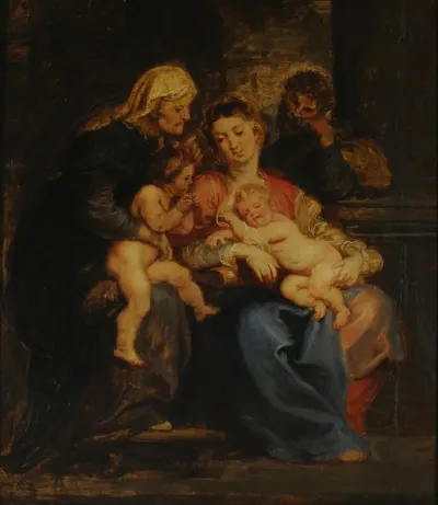 La Sagrada Familia Con Santa Isabel Y San Juan 2