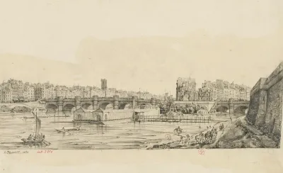 La Seine Au Dessous Du Pont Neuf