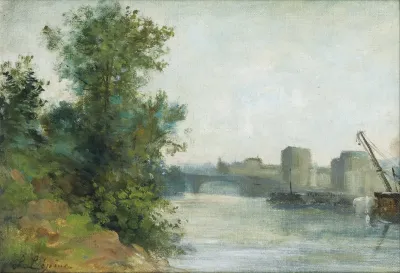 La Seine Au Pont De Neuilly