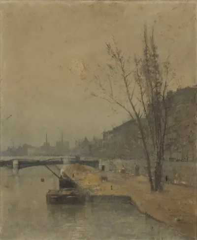 La Seine Au Pont De Solferino