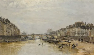 La Seine Au Pont Marie