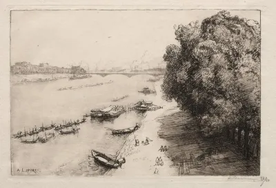 La Seine Au Pont Nationale