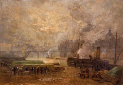 La Seine Au Port Saint Nicolas