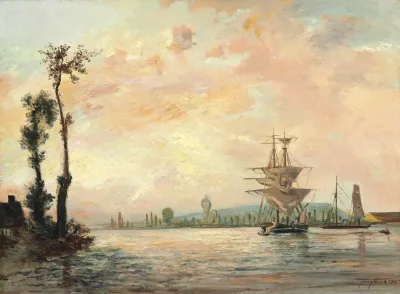 La Seine Pres De Rouen