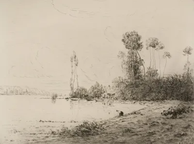 La Seine Pres De Vernon