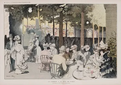 La Soiree A La Rue De Paris