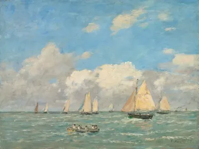La Sortie Des Barques A Trouville