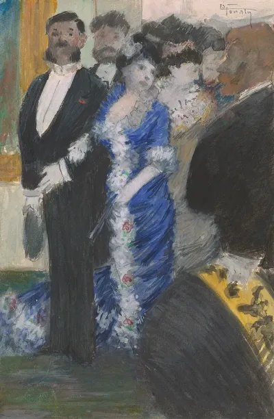 La Sortie Du Theâtre