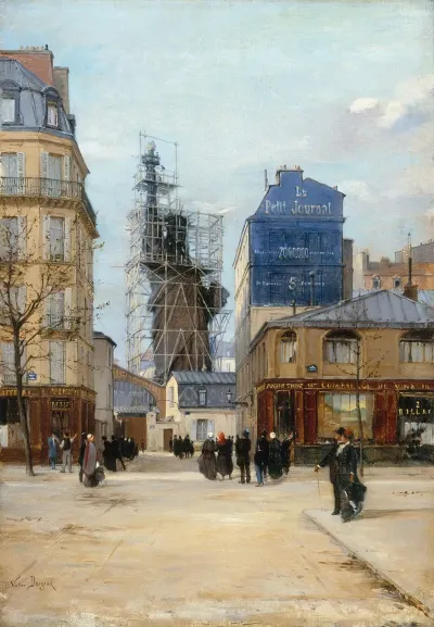 La Statue De La Liberte De Bartholdi Dans Latelier Du Fondeur Gaget Rue De Chazelles