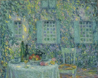 La Table Soleil Dans Les Feuilles Gerberoy 2