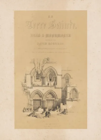 La Terre Sainte Vues Monuments Title Page