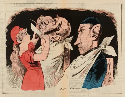 La Toilette Par Gill Deux Barbes
