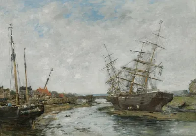 La Touques Maree Basse