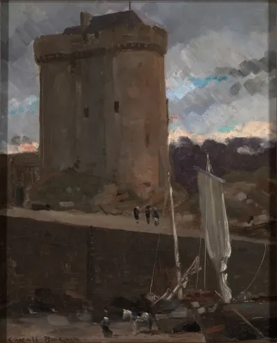 La Tour De Solidor At St Severin Normandy