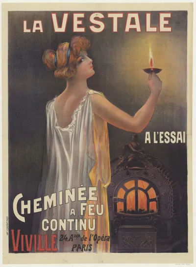 La Vestale Cheminee A Feu Continu A Lessai Viville 24 Avenue De Lopera Paris 2