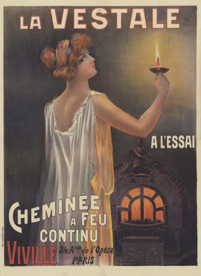 La Vestale Cheminee A Feu Continu A Lessai Viville 24 Avenue De Lopera Paris