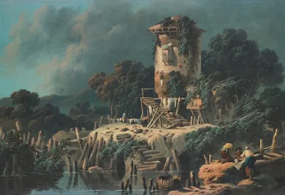 La Vielle Tour Pastoral Landscape