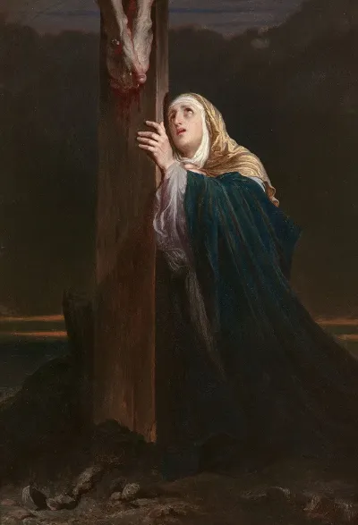 La Vierge Au Pied De La Croix