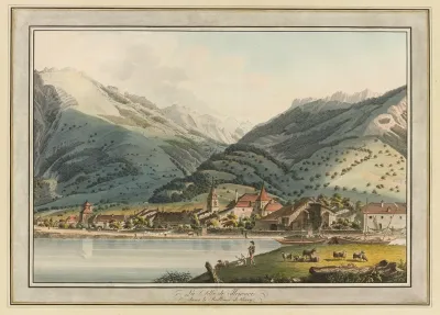 La Ville De Villeneuve Dans Le Bailliage De Vevey