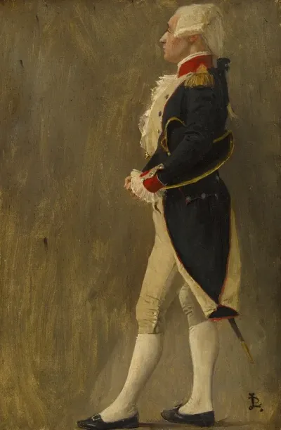 La Voute Dacier Silhouette Du Marquis De Lafayette