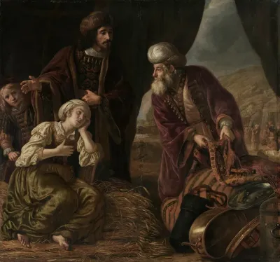 Laban Searching Rachels Tent For His Stolen Images