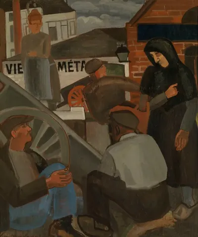 Labourers By The Canal
