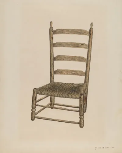 Ladder Back Chair 3